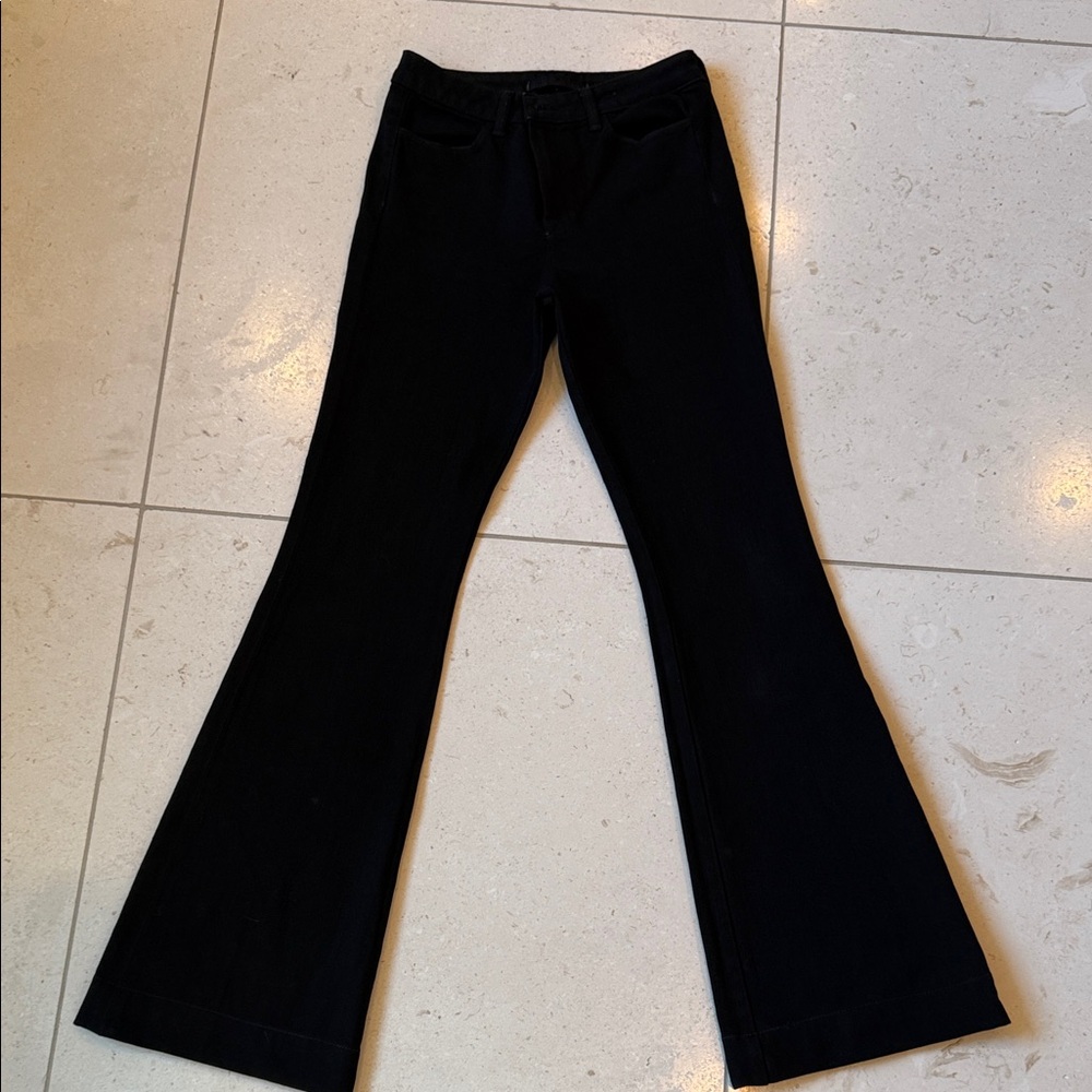 J Brand Black Flared Women Jean (The Doll)